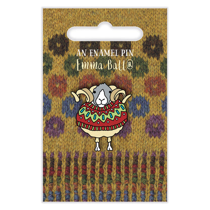 Emma Ball - Sheep Pin Badge