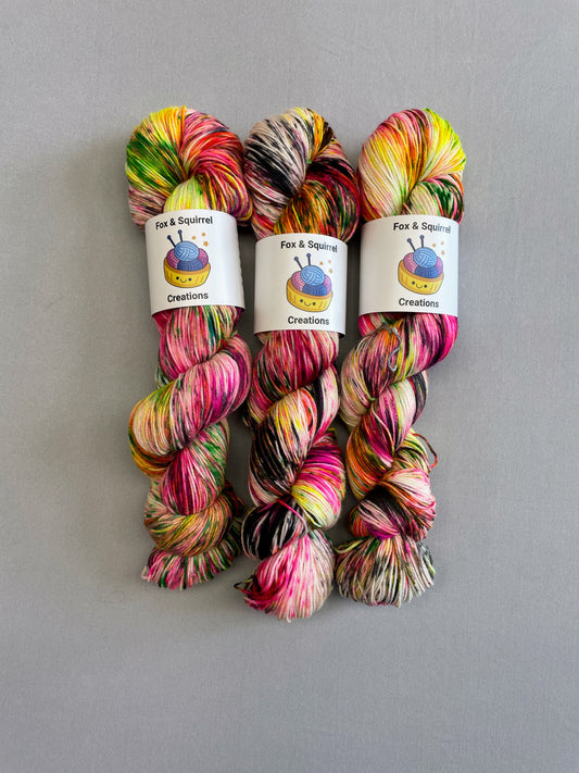 100g DK Punk Rocker Hand-dyed Yarn