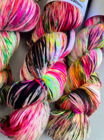 100g Sock Punk Rocker Hand-dyed Yarn