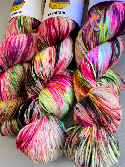 100g Sock Punk Rocker Hand-dyed Yarn