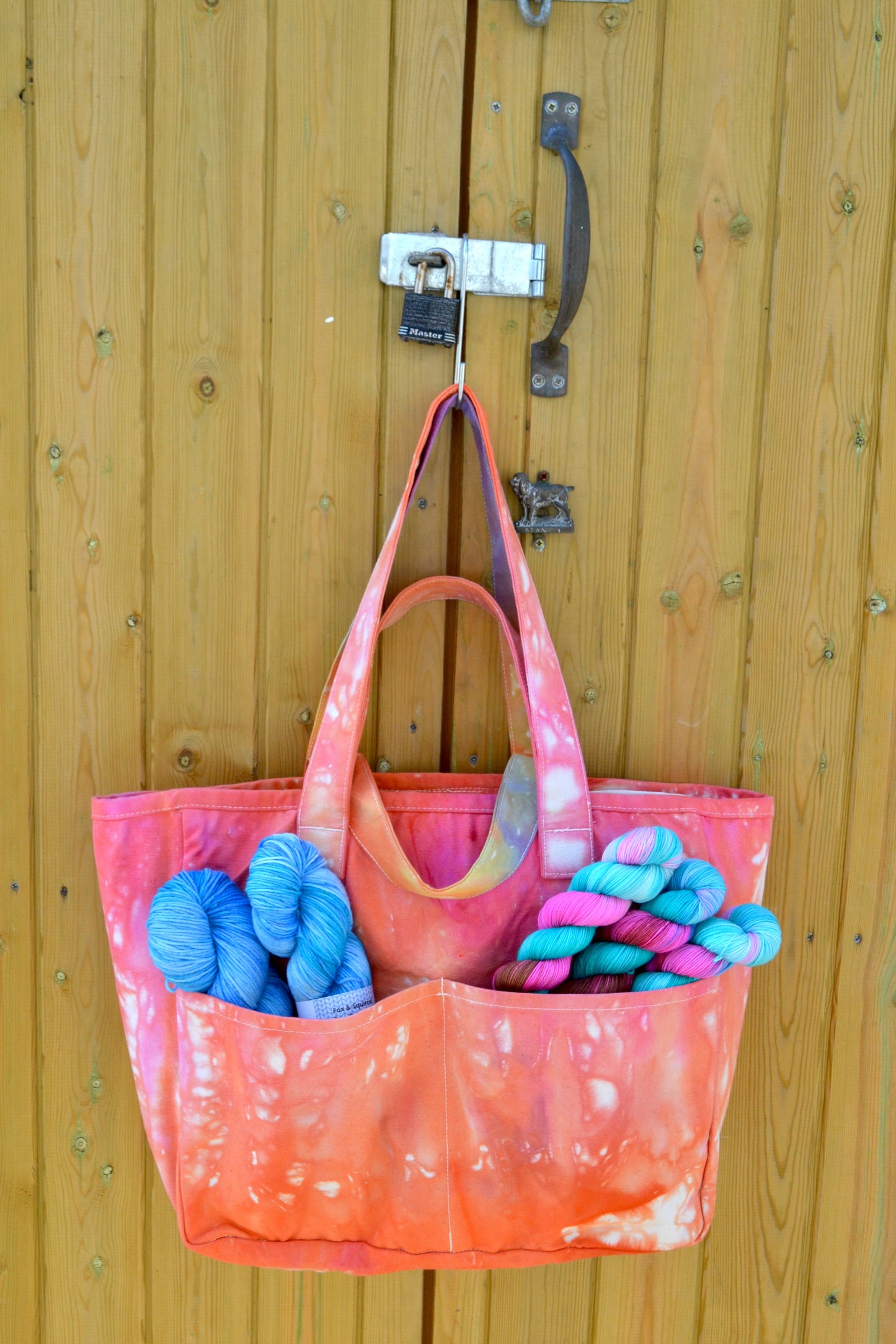 Sunrise Tie Dye Project Tote Bag