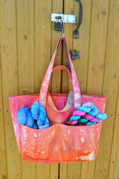 Sunrise Tie Dye Project Tote Bag