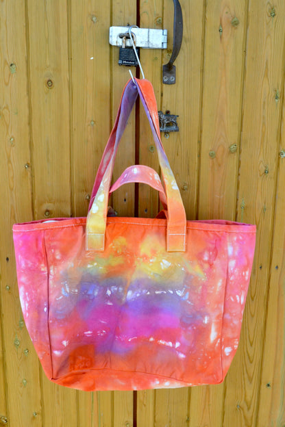 Sunrise Tie Dye Project Tote Bag