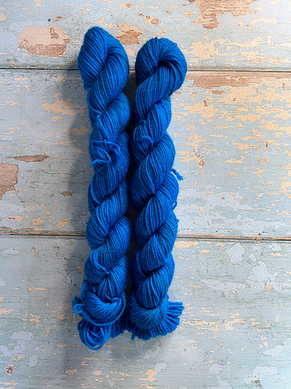 20g Sock Cyan Mini Skein