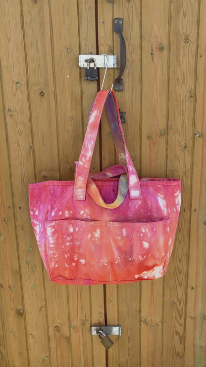 Sunrise Tie Dye Project Tote Bag