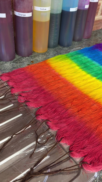 20g Sock Bright Rainbow Mini Skein
